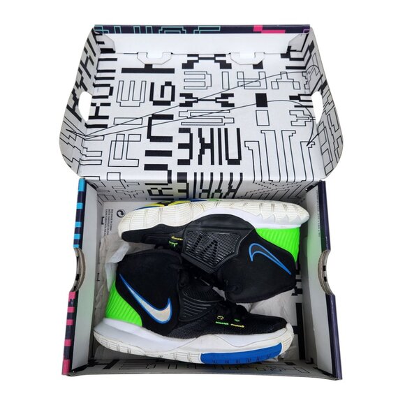 Nike Kyrie 6 Shutter Shades PS Black Soar Dynamic Yellow BQ5600-004 Sneakers 11C - Picture 3 of 13